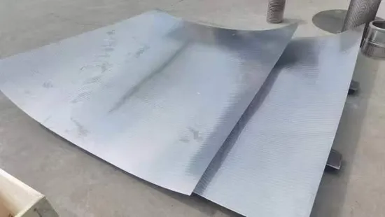  Stainless Steel Coal Mining Dewatering Flat Panel Johnson Sieve Filter Mesh Wedge Wire Screen